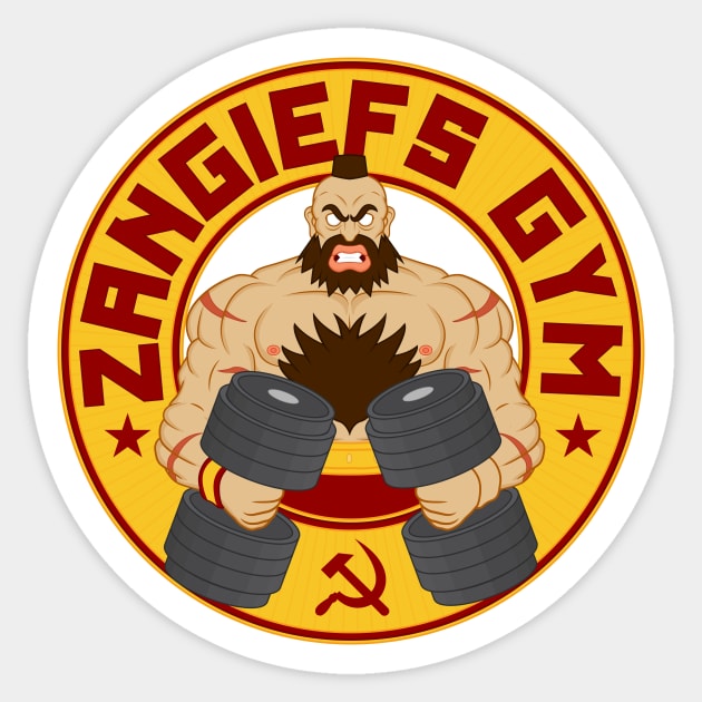 Zangiefs Gym Sticker by Woah_Jonny